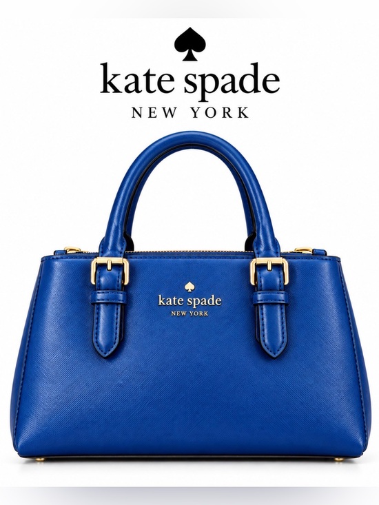 kate spade Handbags - Kate Spade Blue Shoulder Bag EUC